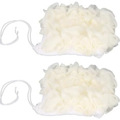 2 Piece Shower Ball, Soft Sponge, Efficient Cleaning, Face Washing, Body Washer, Shower Ball for Hotel Bathroom, Travel