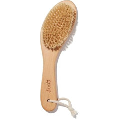 goop Beauty Dry Brush | Exfoliating & Detoxifying for Dry Skin | Wooden Brush with Natural Biodegradable Sisal Fibres | Removes Dead Skin Cells for Radiant, Smooth Skin |