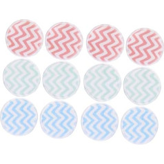 Healvian Pack of 12 Bamboo Fibre Pads Gel Cleanser Skin Simple Wipes Control Remover Face Mask Microfibre Facial Cleansing Puffs Face Wash Puffs