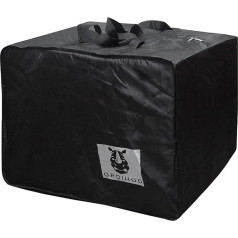 Orqihod Large Garden Furniture Storage Bag Seat Cushion 420D Heavy Duty Waterproof Outdoor Cushion Cover Carry Bag Square with Zipper, 32