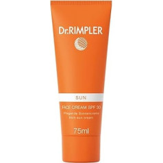 Dr. Rimpler Sun Cream SPF 30 I for Face and Neck I Light Sun Lotion with Nourishing Vitamin B and E, Skin-Friendly 75 ml, SPF 30