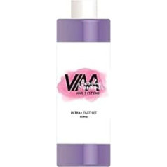 VINA Acrylic Liquid Monomer Ultra + Fast Set, Salon Quality, Acrylic Nail Extension, Purple (100ml)