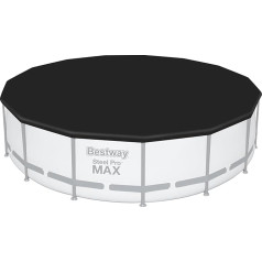 Bestway PVC Tarpaulin Diameter 470 cm Black Round