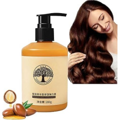 Long-lasting Styling Moroccan Volume Moisturising Elasticity, 280 ml Moisturising Styling Elastin Conditioner, Styling Cream, for Dry, Damaged Bounce Curl Hair Care (1 Piece)