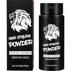 Hair Texture Powder - Hairline Styling Powder | Volume Powder for Hair | Matte Hair Powder | Hair Gel Powder | Long Lasting Hair Root Lifting Powder 15g for Men and Women
