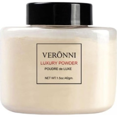 Colcolo 4 x Loose Face Powder Smoothes Imperfections, Mineral Foundation Translucent Creates Soft Concentration, Face Make-Up, Matte Fixation Polyurethane