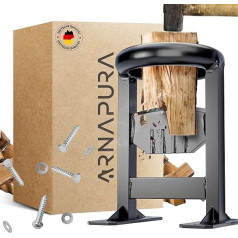 ARNAPURA Manual Wood Splitter, Made of High-Strength Steel, Kindling Wood Splitter, Includes Screws and Washers