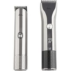 Jata, JBSE2102 High Precision Hair Cutting and Razor Set with Multiple Cutting Guides 90 Minutes Run Time Stainless Steel Blades + Accessories