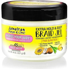 Jamaican M&L BYW Extra Hold Braid Gel 8 oz.