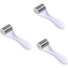 FOMIYES Pack of 3 Face Roller Travel Empty Tubes Loose Glass Drink Dispenser Promote Metabolism Scratch Massager Portable Face Firming Massager White Face Accessories