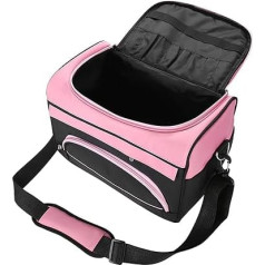 Large Capacity Hairdressing Carry Bag, Portable Hairdressing Bag, Salon Storage Bag, Multifunctional Hairdressing Bag, Professional Hairdressing Bag with Shoulder Strap, 13.8 x 9.4 x 7.9 Inches