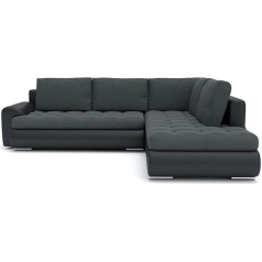 Generic Best Corner Sofa Tokio V with Sleep Function 200 x 75 x 230 cm (Jasmine 96 + Soft 11 Right Side)