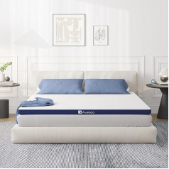 Avenco Topper 140x200cm, 7.5cm, Matratzentopper,Schaumstoffmatratzenauflage mit Gel-Memory-Schaum und Bambusfaser-Beimischung, CertiPUR-US zertifiziert