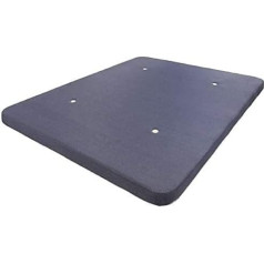 ‎Hogar24 Es HOGAR24 ES Padded base without feet, 5 reinforcement bars 3D padding grey + 4 valves for breathability, wood, 135 x 190 cm