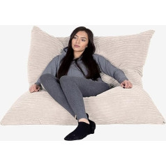 Lounge Pug XL Classic Cord Bean Bag - Ivory