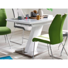 Möbelando Darrin I Dining Room Table Wooden Table Dining Table Kitchen Table 140 cm