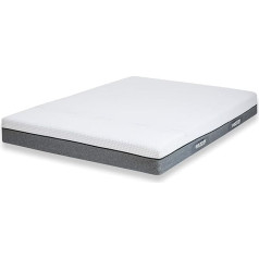 Genius eazzzy Deluxe Mattress 140 x 200 cm - Orthopaedic Visco Cold Foam Mattress with 3 Zones and 20 cm Height H2-H3 | Comfort, Durability + Non-Slip Cover - TÜV Seal