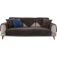 Z-one plush quilted sofa cover cut, non-slip solid colour sofa throw thick multi-size sofa throw for L-shaped sofa