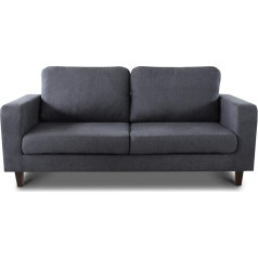 Sofnet Sofa Kera 3-Seater, Couch, Lounge Sofa, Couch Furniture, Sofa Set, Wooden Feet, Upholstered Sofa with Spring Core