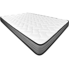 Homey - Andrea Reversible Mattress, 80 x 180 cm, Ideal for Nest Beds or Bunk Beds, Mite-Resistant, Antibacterial and Hypoallergenic