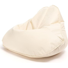 Ecopuf Frog Outdoor and Indoor Bean Bag Made of Polyester with Anti-Lost Zip