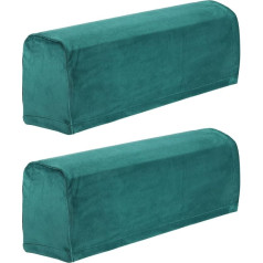 ‎Sourcing Map sourcing map 2 Stück Sofa-Armlehnenbezüge, Stretch-Couch-Armlehnenbezug für Stühle, Sofas, Couch, Arm, kratzfester Sofabezug, Dunkelgrün
