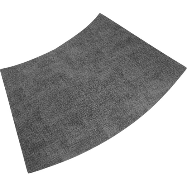 Biudeco Leder Tischset Fächerform Süßes für Moderne Esstisch Matte Küche Matte Doppelseitig Nicht-