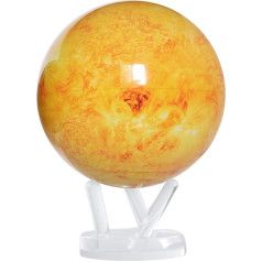 MOVA Globe Space Series Sun 8.5 Inch with Base, Solar Powered Rotating Globe, Unique Gift and Home or Desk Decoration for Men, Women, Children