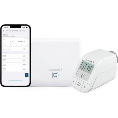 Homematic IP Smart Home Heating Starter Set Mini – Basic, Digital Heating Control with App, Alexa, Google Assistant, Easy Installation, Energy Saving, Thermostat