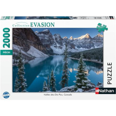 Nathan 4005556873128 2000 Pièces-Vallée des Dix Pics, Canada Puzzle for Adults