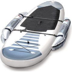 Rangland Stabilizers for Stand Up Paddle Boards (Universal Fit), Inflatable SUP Balance Training Floats for Beginners, Kids, Fishing, Dogs, Yoga and More (Durable PVC)