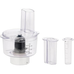 Rosenstein & Söhne Accessories for Food Processor Mixer: Multi-Chopper Attachment for KM-4212 & KM-6618 (Food Processor with Mixing Attachment, All-in-One Kitchen Appliances, Knead)