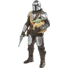 Star Wars Galactic Action The Mandalorian & Grogu Figuren, interaktiv, elektronisch, Maßstab 30 cm, für Kinder ab 4