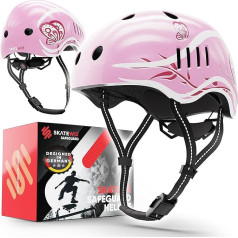 SKATEWIZ Bicycle Helmet, Skater Helmet for Children and Teenagers Developed by a German Manufacturer in 8 Cool Designs, Extremely Lightweight Children's Helmets