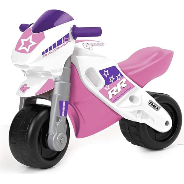 Feber 800008174 Motof Set of 2 Racing with Helmet Girls Bobbycar and Sliders