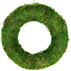 Wreath with Moss Willow Wreath Romantic Decorative Flower Wreath Rattan Wreath Decorative Wreath Candle Wreath Artificial Flower Decoration Country House Wreaths Blank Easter Decoration Spring Advent