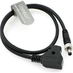 Uonecn Locking DC to D-Tap Power Cable for Video Devices PIX-E7 7 Touchscreen Display Hollyland Mars 400s