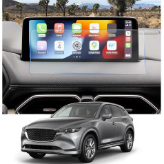 CDEFG Compatible with Mazda CX5 CX-5 2021-2024 2025 Navigation Screen Protector 6H Scratch-Resistant 10.25 Inch GPS Screen Protector Navigation Film CX5 Accessories Pack of 2