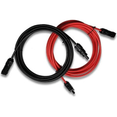 Cansolar 2 x solar cable 6 mm² - 5 m - extension cable MC4 for reliable and flexible solar connections