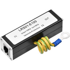 Sourcing Map Ethernet Surge Protection for 10/100M Base-T Gigabit Modem Thunder Lightning Protection 85 x 25 x 25 mm