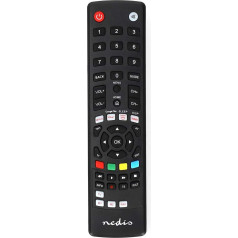 Universal Remote Control - Pre-Programmed - 1 Device Disney + Button/Google Play Button/Netflix Button/YouTube Button - Infrared - Black