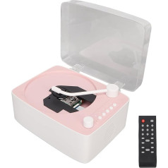 Portable CD Player with Rechargeable Kpop Music Player with HiFi Sound Speaker, Remote Control, Dust Cover, Supports AUX USB CD Music Player