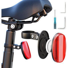 [Upgrade] DDJ for Airtag Bicycle Mount, Hidden GPS Tracker Bicycle Case for Apple AirTags, Waterproof for Airtag Bicycle Reflectors, Bicycle Accessories Anti Thief Shaft for Road Bike, ebike