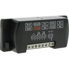 NICE 2 Channel Receiver with BM250 Memory, Universal, Modular, Pluggable, External Mounting IP53, Black, HDMI, USB