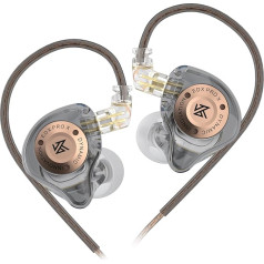 KZ EDX Pro X In-Ear Headphones, HiFi IEM Headphones, Deep Bass Sound In-Ear Monitor with Removable Cable, for Audiophile DJ Singers