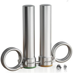 Frizzlife UDS99-S Undersink Water Filter System, 8 Stage Water Filtration with Direct Connection, 0.5 Micron, Reduces 99.99% Lead, Chlorine, Heavy Metals, Limestone and Limestone, Stainless Steel