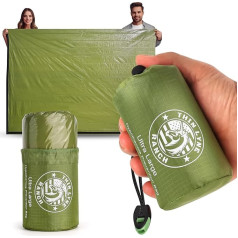 Ultra Large Emergency Sleeping Bag: Hypothermia Prevention & Shelter for Multiple People!