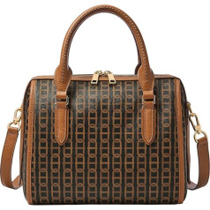 Fossil Williamson ZB1913914 Women's Shoulder Bag Brown PVC Fabric Large 10
