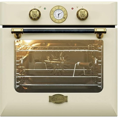 Kaiser ElfBE Eco EH 6432 Built-in Oven Retro Built-in Oven Electric Self-Sufficient, 68 L, Rotisserie Spit, 10 Functions, Pizza Function
