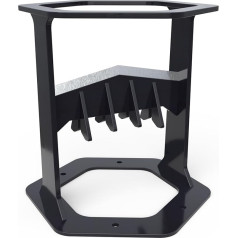 MEEPOCAN Kaminholzspalter, einteilig, massiv, robust, manueller Holzspalter mit abschreckender gehärteter scharfer Klinge für Hartholz, Anzündspalter, Holzspaltkeil, 5,9 kg, Größe: L